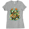 mommy!!! my candy is stolen by zombie Ladies Fitted T-Shirt