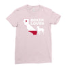 californian boxer lover Ladies Fitted T-Shirt