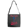 keep calm and pitch on Adjustable Strap Totes