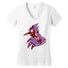 mordecai from regular show, walking dead Women's V-Neck T-Shirt