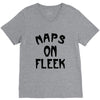 naps on fleek girls V-Neck Tee