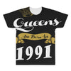 queens are born in 1991 All Over Men's T-shirt