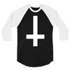 wasted youth inverted cross indie geek swag funny 3/4 Sleeve Shirt