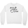 reel girls fish Crewneck Sweatshirt