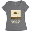 le petit believer Women's Triblend Scoop T-shirt