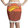sunset circle Pencil Skirts