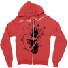 drowning Zipper Hoodie