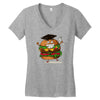 pass the nutrition test Women's V-Neck T-Shirt
