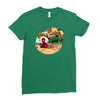 an amazing sand castle Ladies Fitted T-Shirt