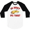 in rust we trust  rat beetle hot rod 3/4 Sleeve Shirt