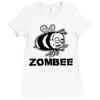 zombie bee Ladies Fitted T-Shirt