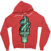 tentacle ice Zipper Hoodie