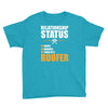 relationship status taken by a roofer Youth Tee