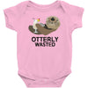 otterly wasted drinking Baby Bodysuit