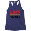 limp bizkit black logo Racerback Tank