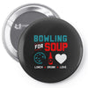 marvelous bowling for soup lunch drunk love Pin-back button