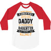 Super Cool Daddy Of A Freaking Awesome Daughter 3/4 Sleeve Shirt
