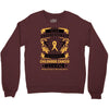 Never Underestimate the Strength of a Childhood Cancer Warrior Crewneck Sweatshirt