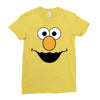 Cookie Monster Elmo Ladies Fitted T-Shirt