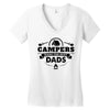 Campers Make the Best Dads Women's V-Neck T-Shirt