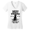 Best Friend  Beagle Women's V-Neck T-Shirt