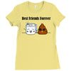best friends forever Ladies Fitted T-Shirt