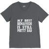best behavior girls V-Neck Tee