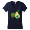 vegan world Women's V-Neck T-Shirt