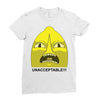 lemongrab unacceptable Ladies Fitted T-Shirt