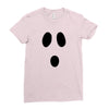 boo face Ladies Fitted T-Shirt