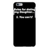 rules for dating my daughter funny iPhone 6/6s Plus Case