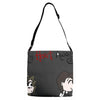 you stole my heart 3 Adjustable Strap Totes