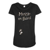 Muggle On Board Hunter Maternity Scoop Neck T-shirt