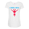 i need a hug Maternity Scoop Neck T-shirt