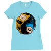 fire and ice Ladies Fitted T-Shirt