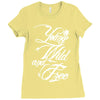 young wild and free new Ladies Fitted T-Shirt