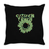 citizen 'flower Throw Pillow