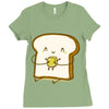 bread and butter Ladies Fitted T-Shirt