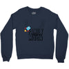 Family Trip To Moon Crewneck Sweatshirt
