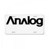 analog License Plate