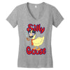 silly goose Women's V-Neck T-Shirt