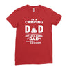 i'm a camping dad Ladies Fitted T-Shirt