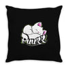 puuurrr Throw Pillow