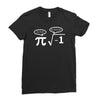 be rational get real nerdy geek pi nerd Ladies Fitted T-Shirt