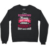 running mommy white Crewneck Sweatshirt