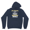 my daughter is the world's best special ed teacher. cool gift for mom Unisex Hoodie