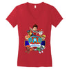 paw patrol birthday boy dad Women's V-Neck T-Shirt