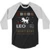 santa leo christmas ugly t shirts 3/4 Sleeve Shirt