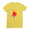 Sea Turtle Ladies Fitted T-Shirt