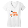 happy halloween . Women's V-Neck T-Shirt